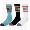 SALTY CREW BEACONS SOCK 3 PACK SET -Surf Shop salty crew beacons sock 3 pack set calzini