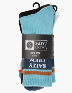 SALTY CREW BEACONS SOCK 3 PACK SET -Surf Shop salty crew beacons sock 3 pack set calzini 1