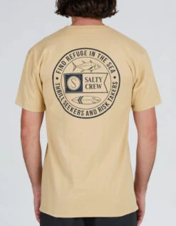 SALTY CREW LEGEND PREMIUM TEE CAMEL -Surf Shop salty crew legends premium t shirt camel
