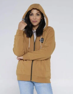 SALTY CREW SEEKING SHERPA HOODY WORKWEAR BROWN -Surf Shop salty crew seeking sherpa hoody workwear brown
