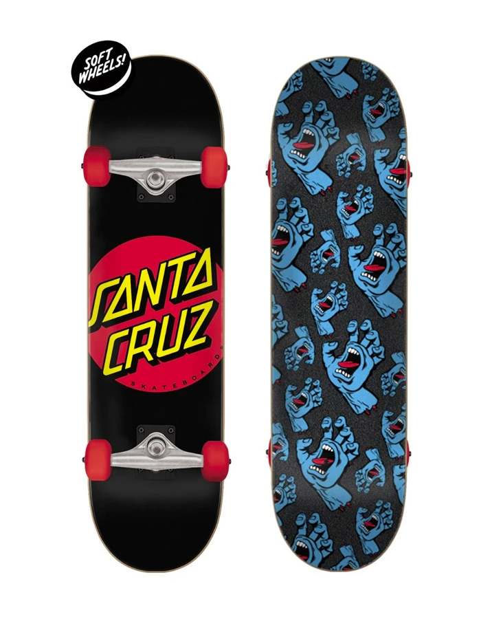 SANTA CRUZ CLASSIC DOT SUPER MICRO SK8 7.25 SKATE COMPLETE 3 SANTA CRUZ CLASSIC DOT SUPER MICRO SK8 7.25 SKATE COMPLETE
