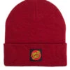 SANTA CRUZ CLASSIC LABEL DOT BEANIE KETCHUP