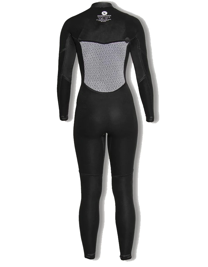 SISSTREVOLUTION SEVEN SEAS YOUTH 3/2 CHEST FULL WETSUIT BLACK - Image 4