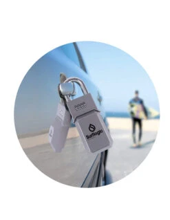 SURFLOGIC SURF LOGIC KEY SECURITY SILVER -Surf Shop surflogic key security lucchetto porta chiavi silver 1