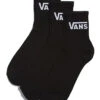 VANS CLASSIC HALF CREW SOCKS 3 PAIRS BLACK -Surf Shop vans calzettoni classic half 3 paia black