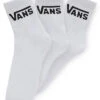 VANS CLASSIC HALF CREW SOCKS 3 PAIRS -Surf Shop vans calzettoni classic half 3 paia white
