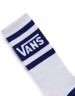 VANS DROP V CREW SOCKS BLUE DEPTHS 7 VANS DROP V CREW SOCKS BLUE DEPTHS -Surf Shop vans calzettoni vans drop v 1 paio blue depths 2