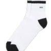 VANS HALF CREW SOCKS WHITE BLACK -Surf Shop vans calzettoni vans half 1 paio white black