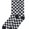 VANS CHECKERBOARD CREW II SOCKS BLACK -Surf Shop vans calzini checkerboard crew ii black 2