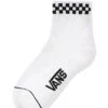 VANS PEEK-A-CHECK CREW SOCKS WHITE -Surf Shop vans calzini peek a check white