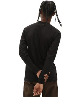 VANS CLASSIC LONG SLEEVE T-SHIRT -Surf Shop vans maglia maniche lunghe classic black 2