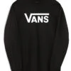 VANS CLASSIC LONG SLEEVE T-SHIRT -Surf Shop vans maglia maniche lunghe classic black 3