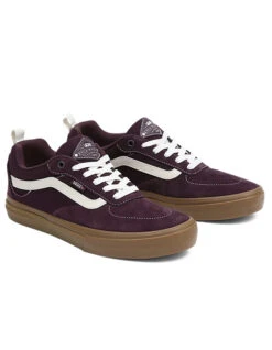 VANS KYLE WALKER SHOES PURPLE -Surf Shop vans scarpe kyle walker suede gum wine