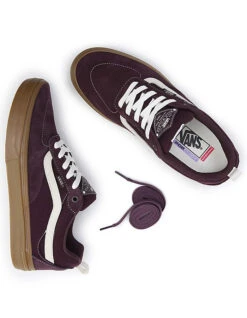 VANS KYLE WALKER SHOES PURPLE -Surf Shop vans scarpe kyle walker suede gum wine 1