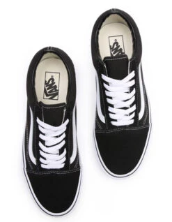 VANS OLD SKOOL SHOES BLACK WHITE -Surf Shop vans scarpe old skool black 1