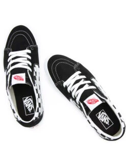VANS SK8-LOW RACING BLACK CHECKERBOARD SHOES -Surf Shop vans scarpe sk8 low black checkerboard 1