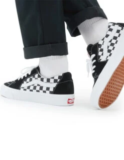 VANS SK8-LOW RACING BLACK CHECKERBOARD SHOES -Surf Shop vans scarpe sk8 low black checkerboard 2