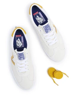 VANS SUEDE SPORT SHOES WHITE -Surf Shop vans scarpe skate sport white 1