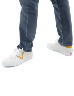 VANS SUEDE SPORT SHOES WHITE -Surf Shop vans scarpe skate sport white 2