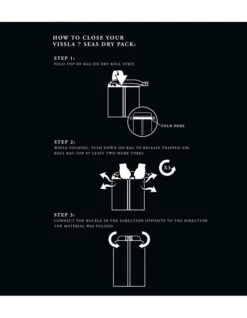 VISSLA 7 SEAS 35L DRY BACKPACK DARK DENIM -Surf Shop vissla dry backpack 7seas zaino stagno porta muta 35lt dark denim 4