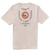 VISSLA TUBE HOUNDS ORGANIC TEE BON -Surf Shop vissla tube organic t shirt bone