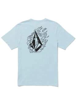 VOLCOM FIREFIGHT SHORT SLEEVE TEE MISTY BLUE 14 VOLCOM FIREFIGHT SHORT SLEEVE TEE MISTY BLUE -Surf Shop volcom firefight t shirt misty blue 1