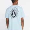 VOLCOM FIREFIGHT SHORT SLEEVE TEE MISTY BLUE -Surf Shop volcom firefight t shirt misty blue 7