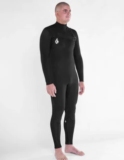 VOLCOM MODULATOR 4/3MM CHEST ZIP WETSUIT BLACK -Surf Shop volcom muta modulator 4 3 chest zip black 2