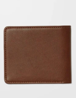 VOLCOM SLIM STONE S WALLET BROWN -Surf Shop volcom slim stone s portafoglio brown 2